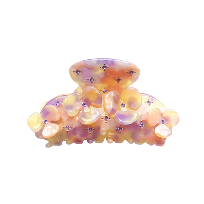 Lavender Punch high quality tort sale cute bio-acetate large lora big sale designer tortoise shell hair claw clip durable pink butterfly flat online wholesale hair pin hair accessories french barrettes for thick hair styles women.