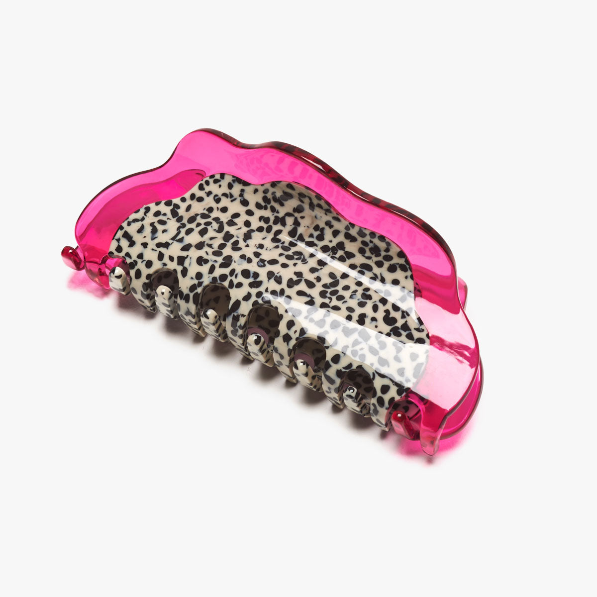 Dragon Fruit Jennie inspired cute bio-acetate large hair claw clip designed for elegant updos– perfect for thick hair and effortless hairstyles