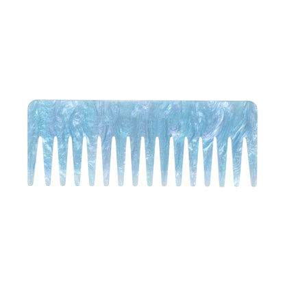 BLUE SUGAR bio-acetate extra large Emijay classic DETANGLING COMB–perfect for thick hair and all hairstyles women.