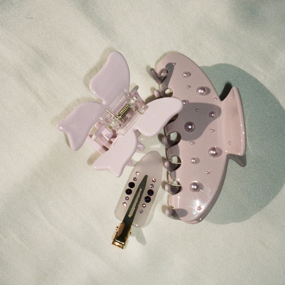 LISA BIG EFFING HAIR CLIP IN  PINK PEARL