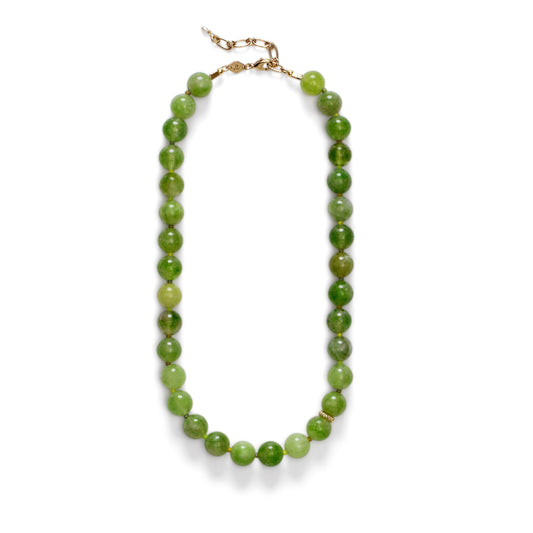 SOPHIA GREEN BOWL BEACH BALI NECKLACE