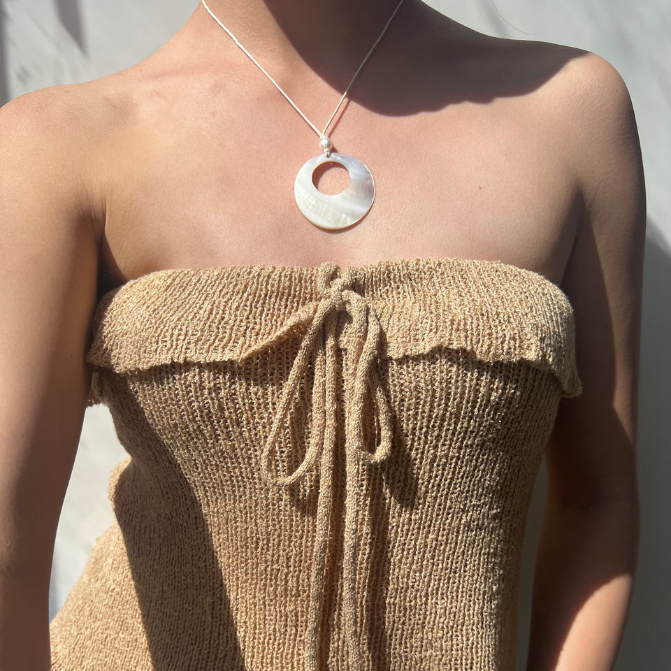 Kailani Circle Shell Necklace
