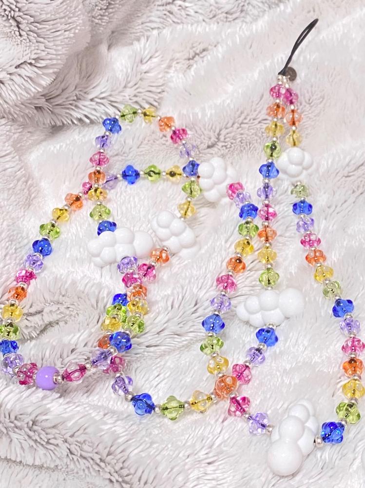 Sky Candy Crossbody Phone Strap Stringting sale phone charm crafted with high-quality colorful beads—perfect for accessorizing phones with a minimalist, stylish touch. A must-have essential and a thoughtful gift idea for women.