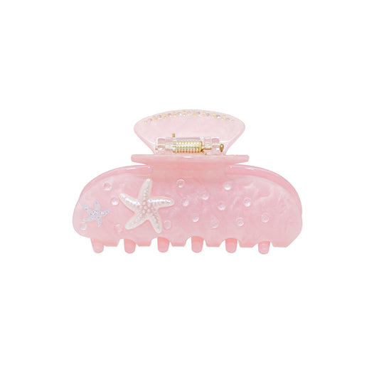 Sweetheart Clip in Pink Water Fairy bio-acetate go-to essentials emijay emijay large octopus big sale designer tortoise shell hair claw clip durable pink butterfly flat online wholesale hair pin hair accessories french barrettes for thick hair styles women. 