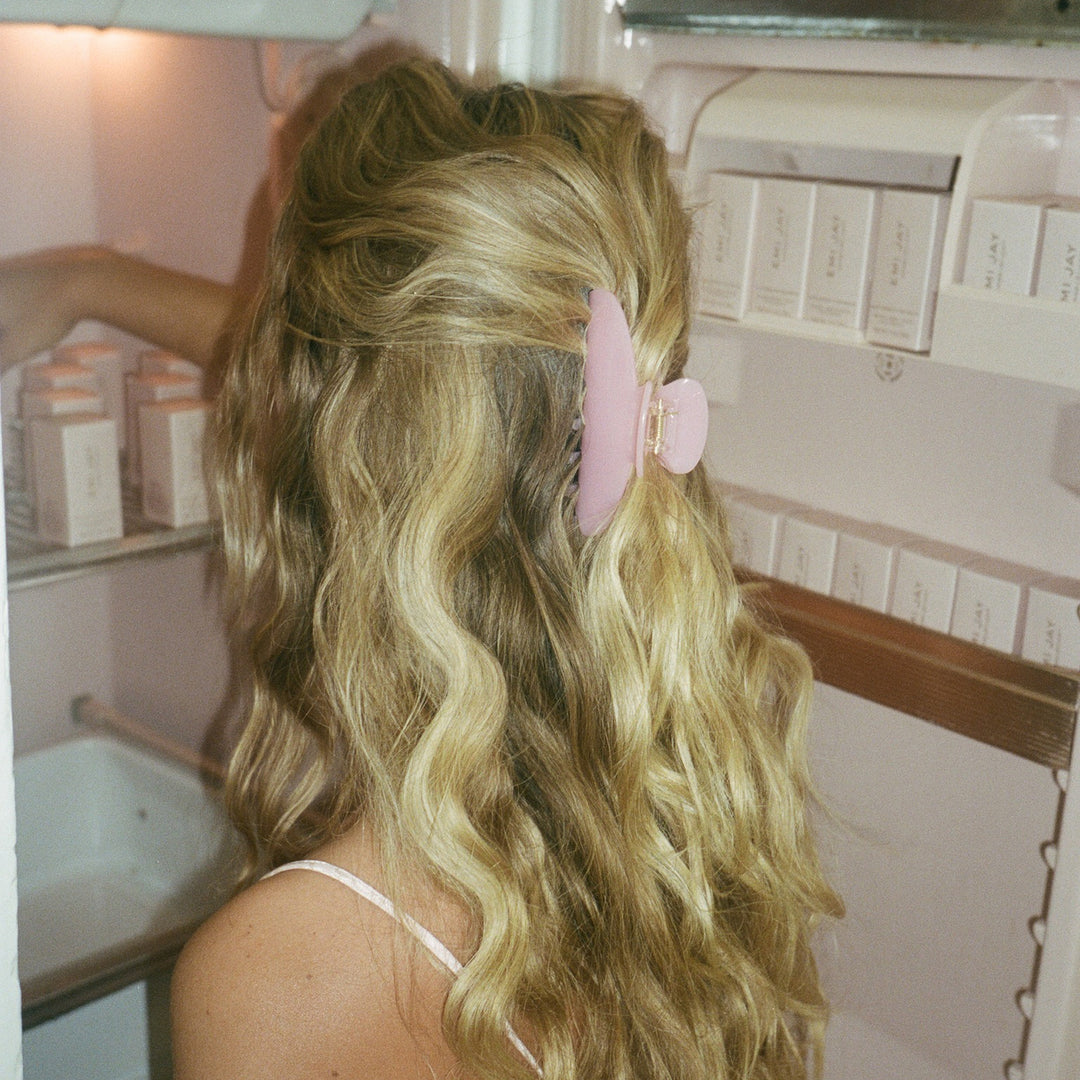 LISA BIG EFFING HAIR CLIP IN  CHERUB PINK