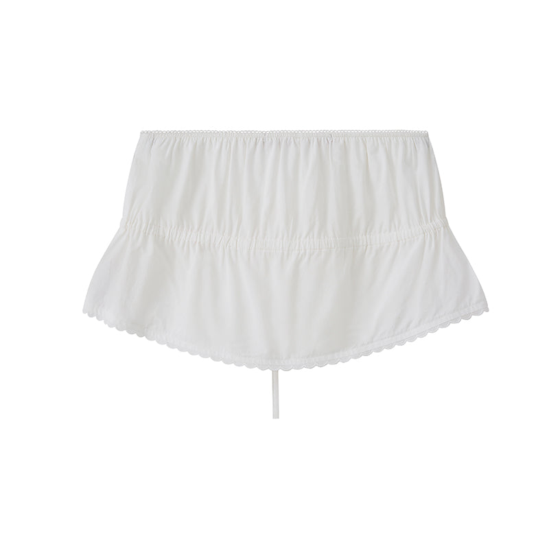 BOHO CHIC LACE-UP TOP & BOHO CHIC LACE-UP MINI SKORT