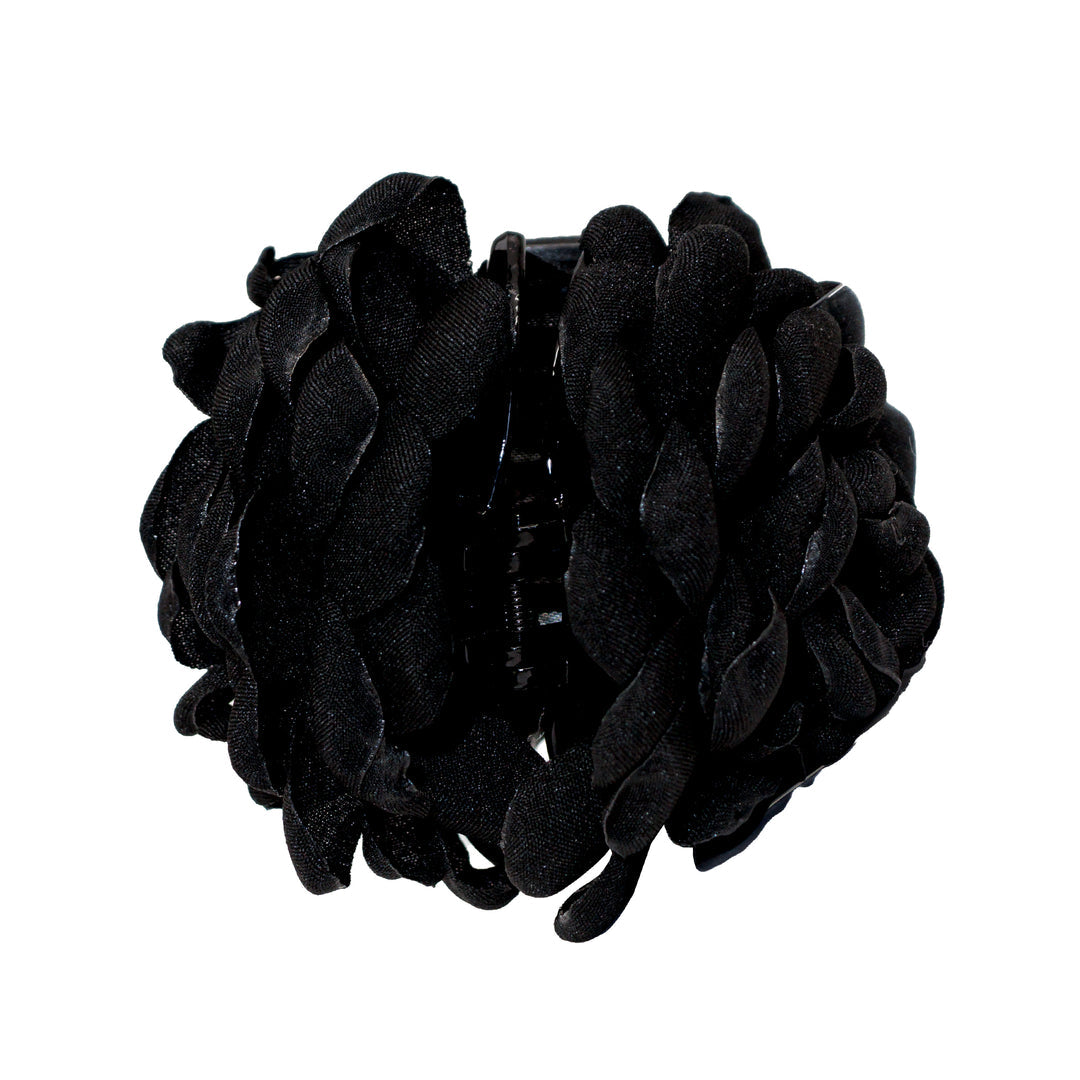 MIA CAMELLIA CLIP IN MIDNIGHT FLOWER HAIR CLIPS