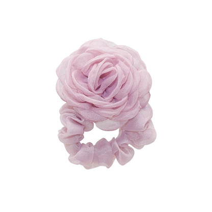 Camellia Scrunchie In Oyster Emijay classic hair Scrunchie–perfect for thick hair and all hairstyles women.