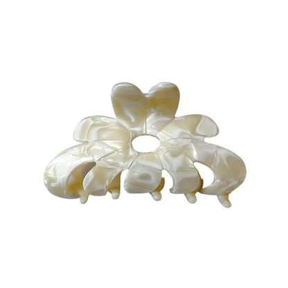 Butter Pearl flower tortware sale cute bio-acetate large lora big sale tortoise shell hair claw clip cute hair styles flat online wholesale hair pin hair accessories french barrettes for thick hair styles women.