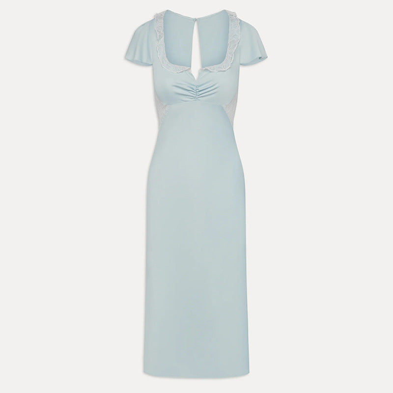 Delicate Lace Midi Dress