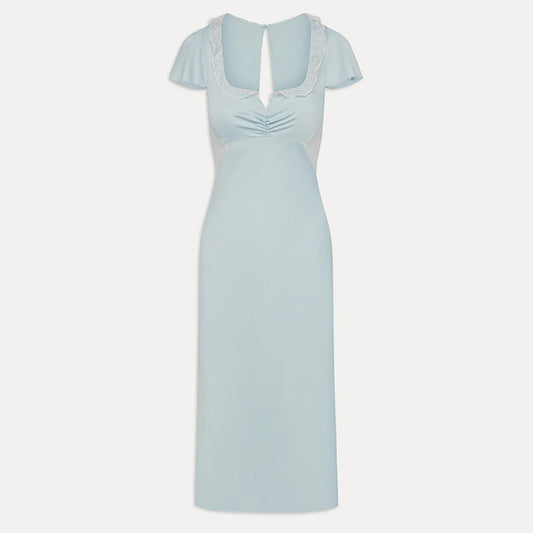 Delicate Lace Midi Dress