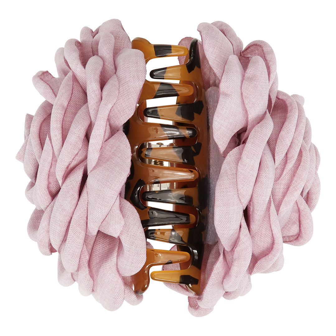 MIA ROSIE FLOWER HAIR CLIP - PALE PINK