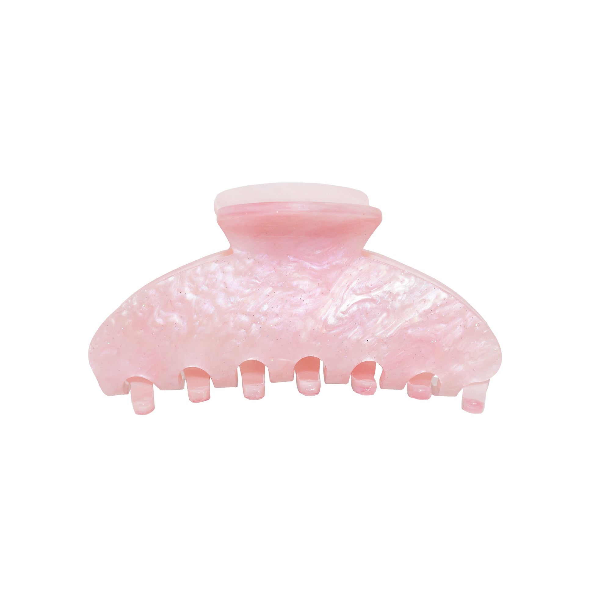 Pink sugar bio-acetate large hair claw clip  Emijay classic hair clips – perfect for thick hair and trendy hairstyles.