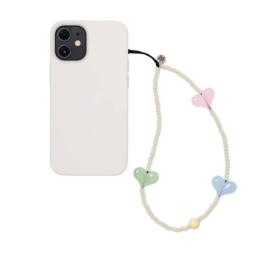 Chloe Icing On The Cake Love Heart Wristlet Phone Strap