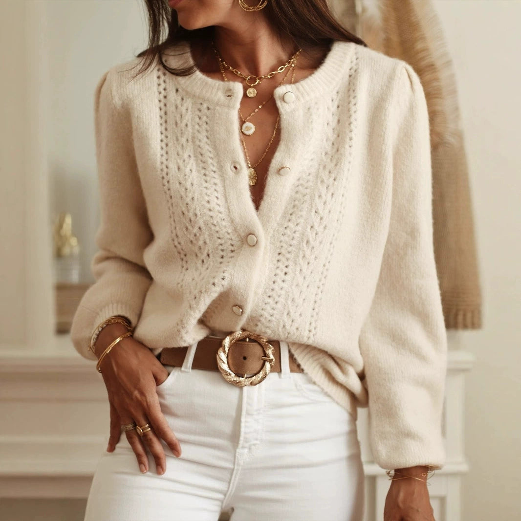 Luxe Chunky Cable Sweater Knit Cardigan