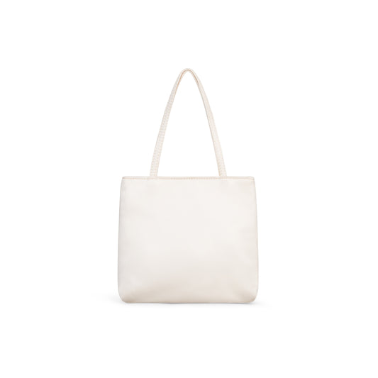 MILA LITTLE SILK BAG IN IVORY