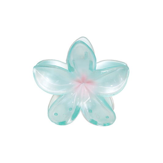 LAYLA SUPER BLOOM CLIP IN MINT PEARL FLOWER HAIR CLIPS