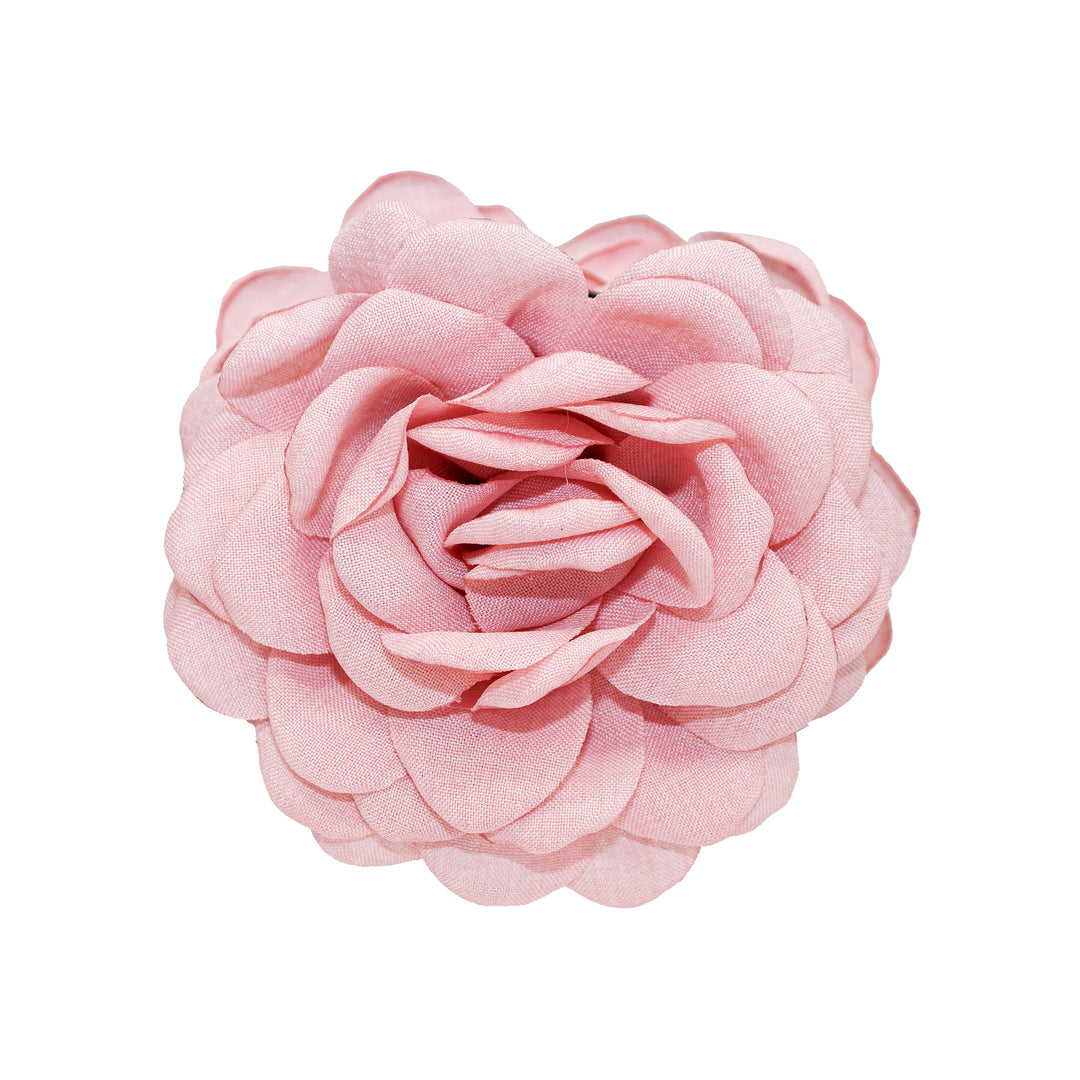 MIA ROSIE FLOWER HAIR CLIP - PALE PINK