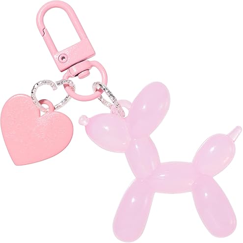 Chloe Jelly Balloon Dog Design Keychain Bag Charm Sets