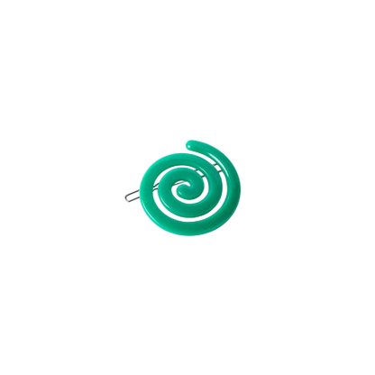 Spiral Clip in Green