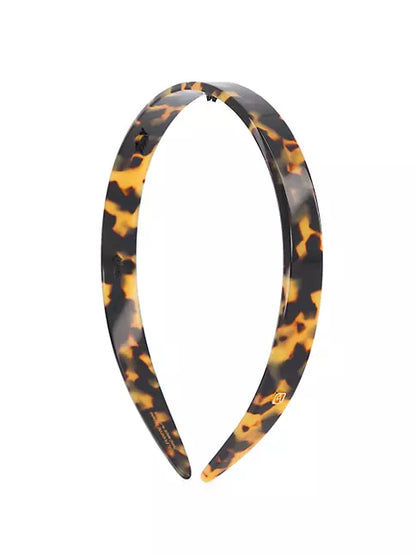 TORTOISE Timeless bio-acetate extra large Emijay classic Hair Headband –perfect for thick hair and all hairstyles women.