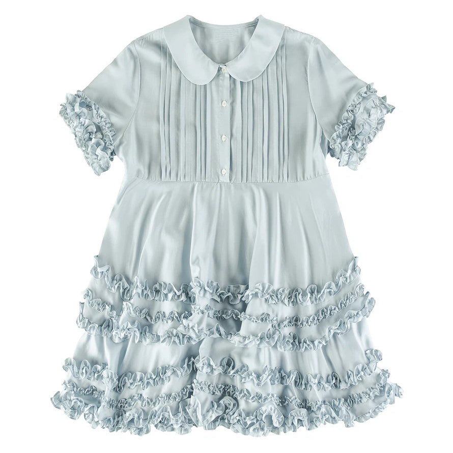 Ruffle Tea Dress - Bluewishes