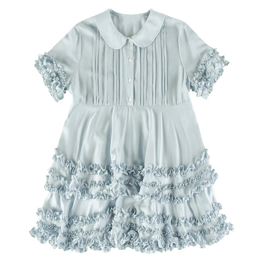Ruffle Tea Dress - Bluewishes