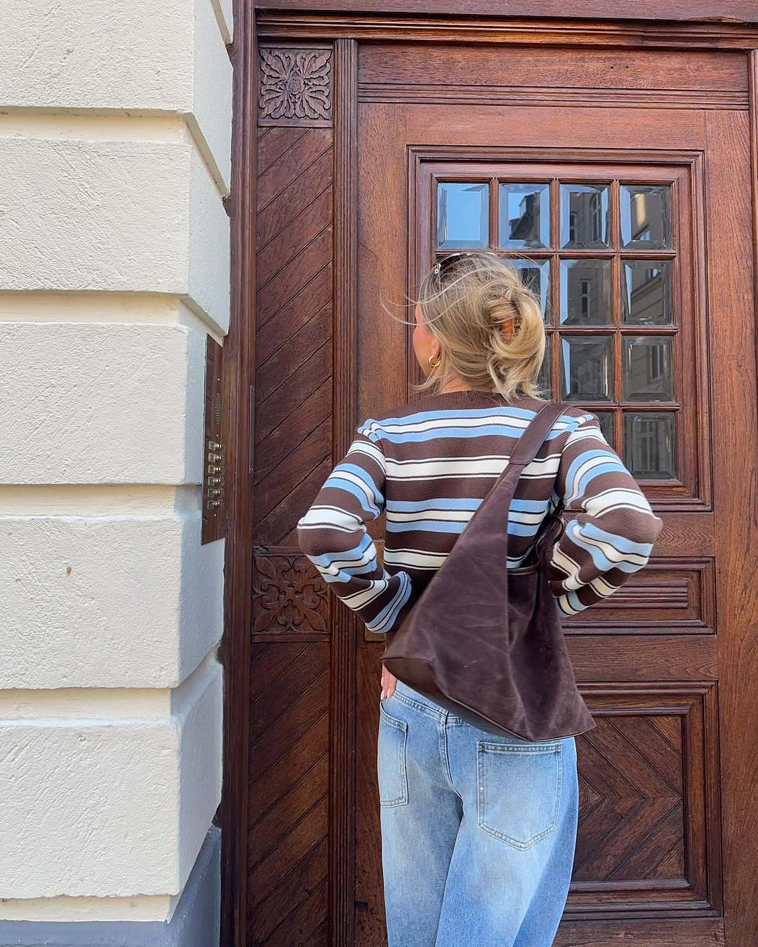 Texas V neck Knit Cardigan